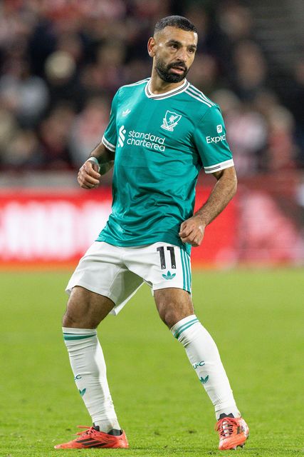 Mohamed Salah of Liverpool during the Premier League match Brentford vs Liverpool at The Gtech Community Stadium, London, United Kingdom, 25th October 2025

(Photo by Ian Stephen/News Images)