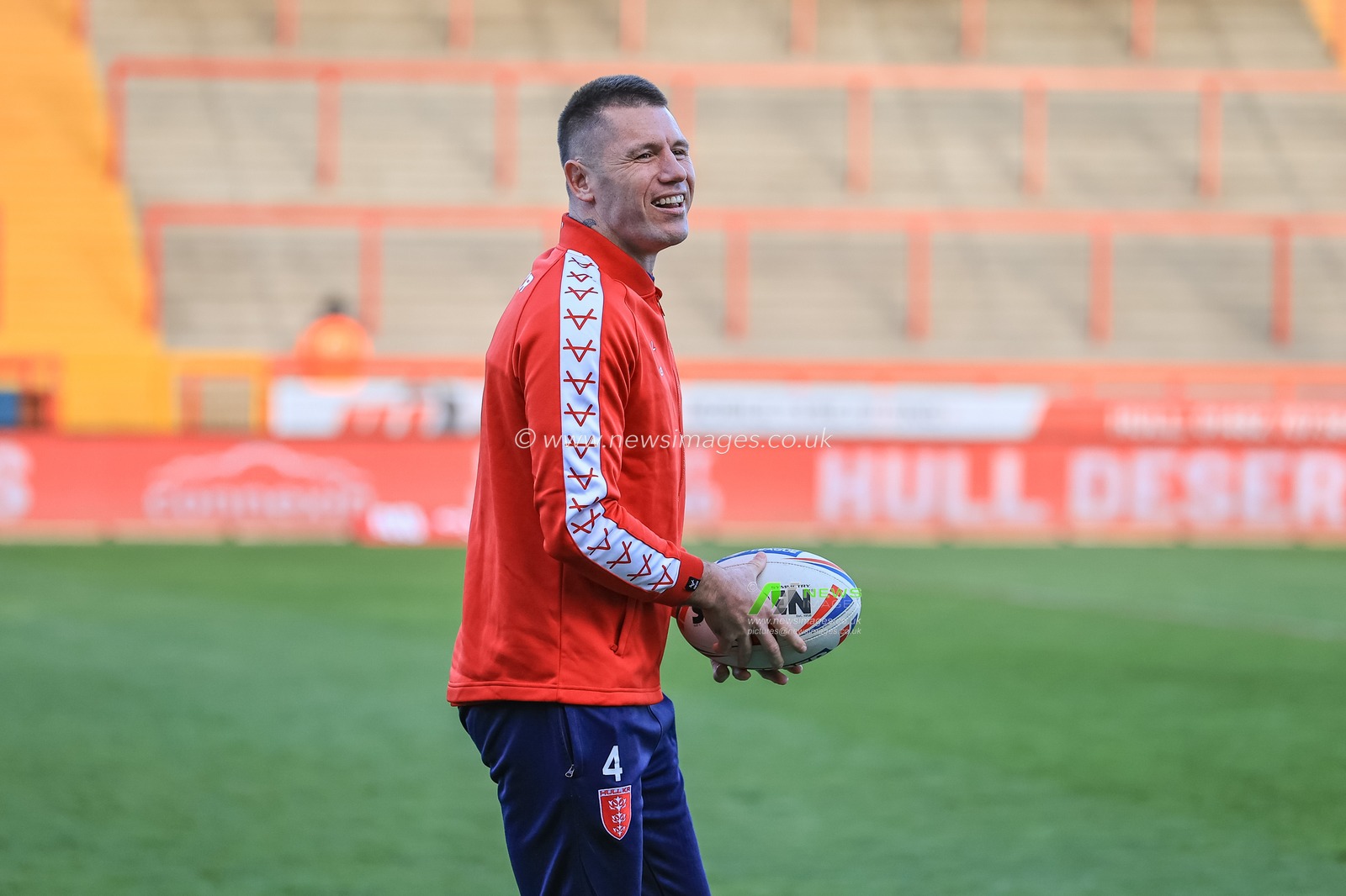 Shaun Kenny-Dowall #4 of Hull KR makes his 350th career appearance and 50th Hull KR appearance