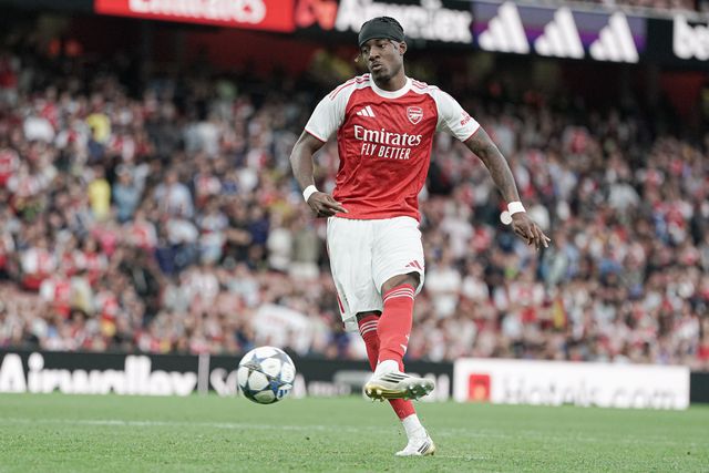 Noni Madueke of Arsenal during the Pre-season friendly match Arsenal vs Villarreal at Emirates Stadium, London, United Kingdom, 6th August 2025

(Photo by Harvey Murphy/News Images)