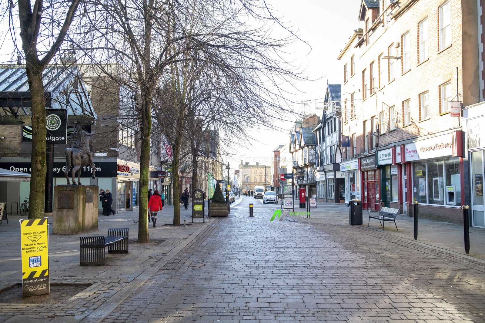Gloucester City Centre now tier 4 on New Year Eve.