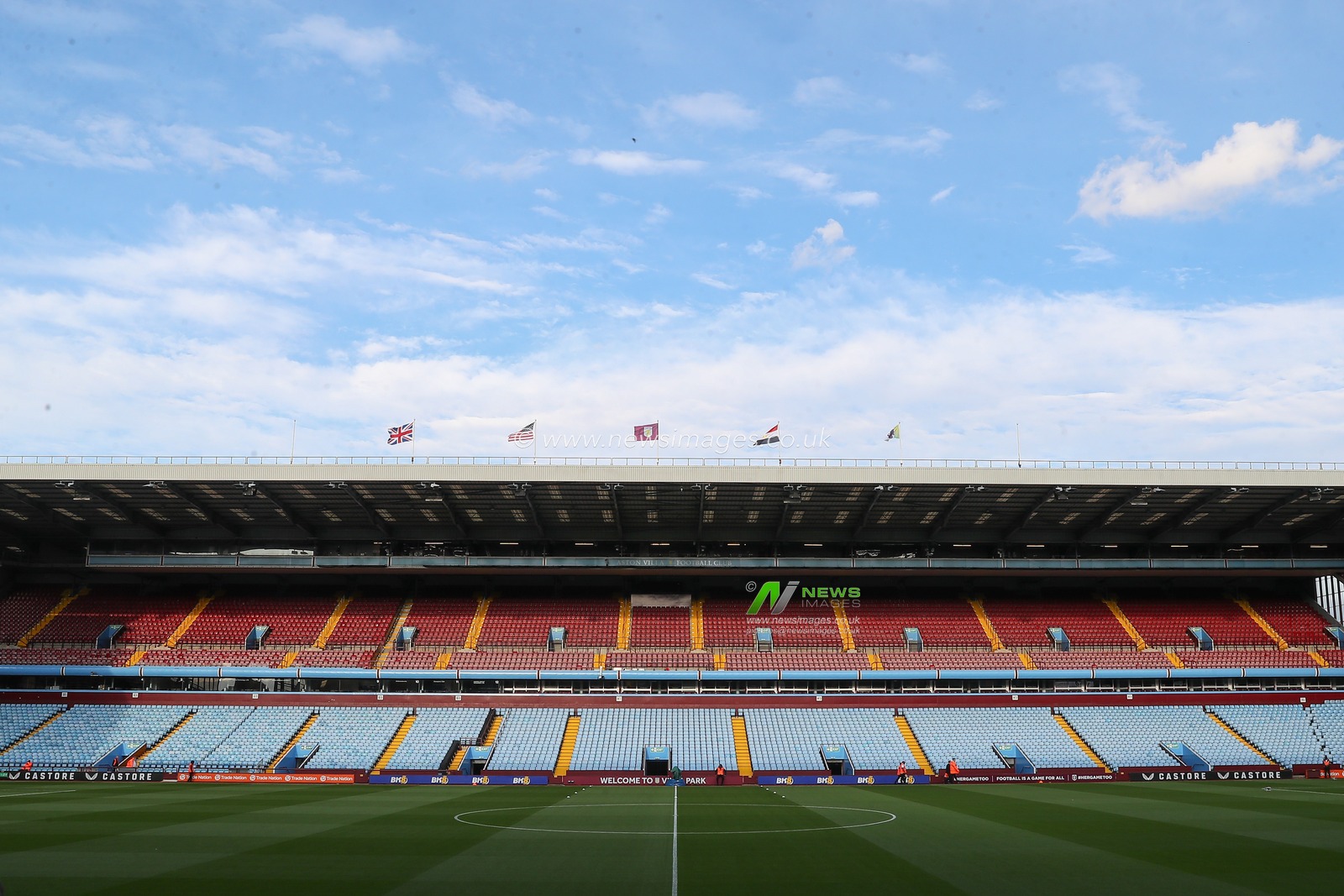 A general view inside of Villa Park, home of Aston Villa ahead of the Carabao Cup Third Round match Aston Villa vs Everton at Villa Park, Birmingham, United Kingdom, 27th September 2023

(Photo by Gareth Evans/News Images)