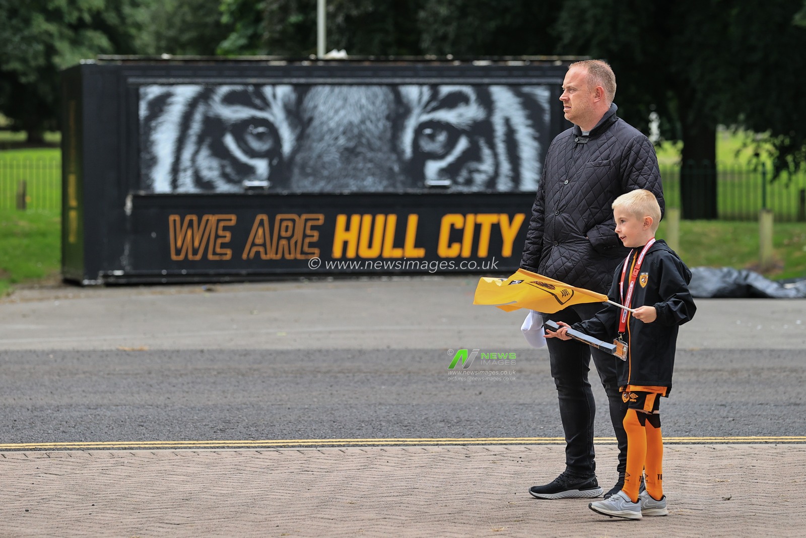 Fans arrive at the MKM Stadium