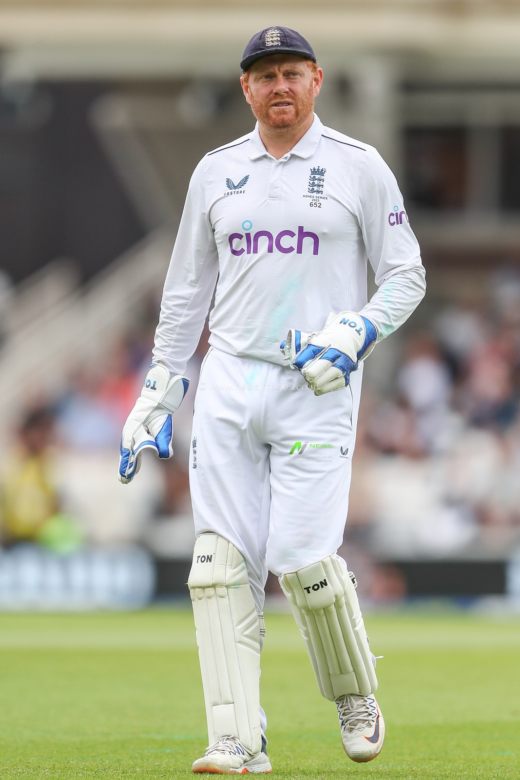 Jonny Bairstow of England during the LV= Insurance Ashes Fifth Test Series Day Two England v Australia at The Kia Oval, London, United Kingdom, 28th July 2023

(Photo by Gareth Evans/News Images)
