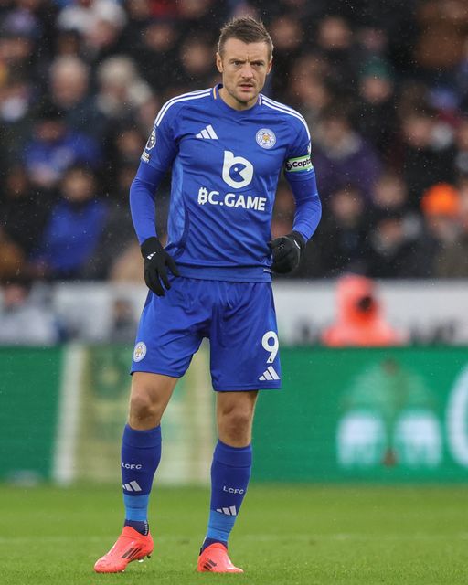 Jamie Vardy of Leicester City during the Premier League match Leicester City vs Brighton and Hove Albion at King Power Stadium, Leicester, United Kingdom, 8th December 2024

(Photo by Alfie Cosgrove/News Images)