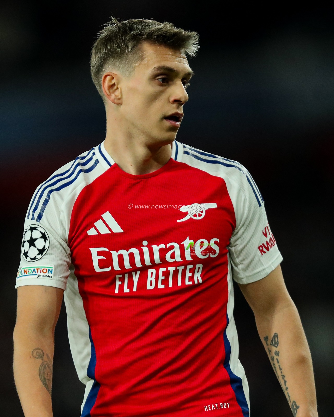 Leandro Trossard of Arsenal looks on during the UEFA Champions League Quarter-finals match Arsenal vs Real Madrid at Emirates Stadium, London, United Kingdom, 8th April 2025

(Photo by Izzy Poles/News Images)