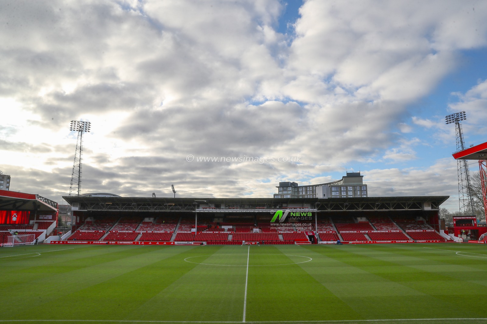 A general view inside of the City Ground, home of Nottingham Forest ahead of the Emirates FA Cup Third Round match Nottingham Forest vs Blackpool at City Ground, Nottingham, United Kingdom, 7th January 2024

(Photo by Gareth Evans/News Images)