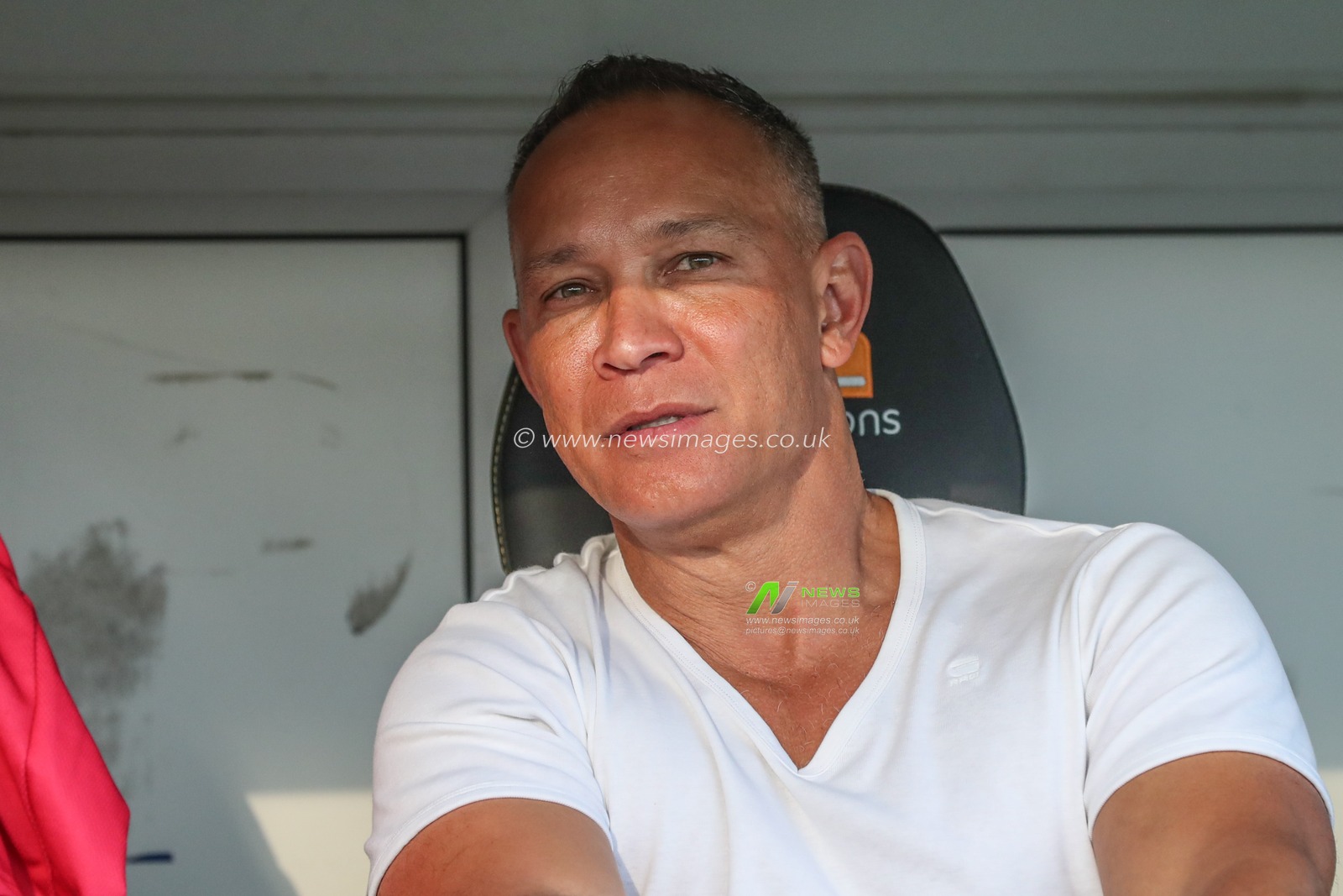 Adrian Lam Head coach of Leigh Leopards during the Betfred Super League Round 20 match Castleford Tigers vs Leigh Leopards at The Mend-A-Hose Jungle, Castleford, United Kingdom, 1st August 2024

(Photo by Alfie Cosgrove/News Images)