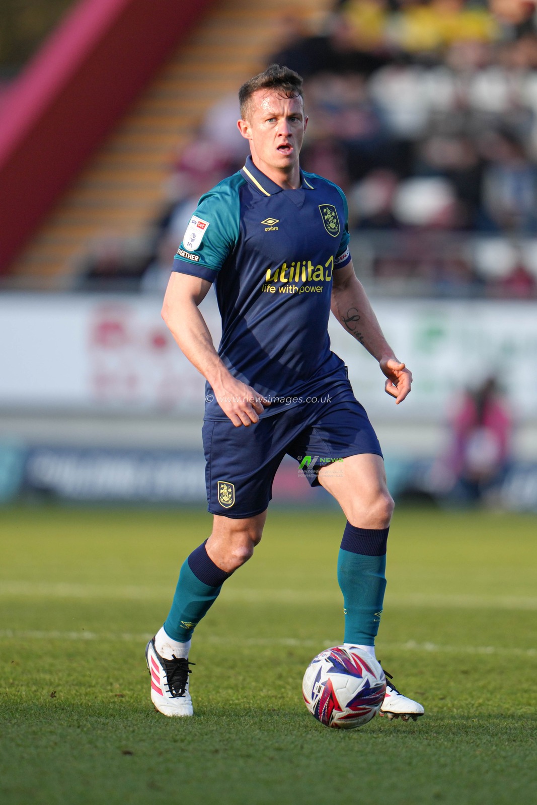 Jonathan Hogg of Huddersfield Town during the Sky Bet League 1 match Stevenage vs Huddersfield Town at Lamex Stadium, Stevenage, United Kingdom, 1st March 2025

(Photo by Harvey Murphy/News Images)