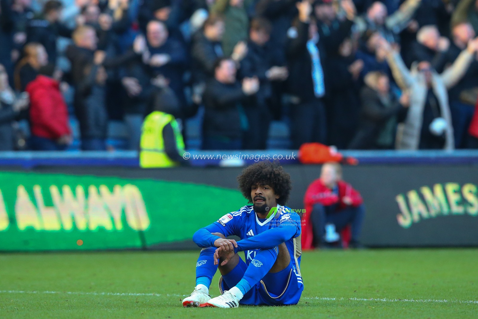 Hamza Choudhury of Leicester City reacts to his side conceding a goal to make it 2-1 during the Sky Bet Championship match Coventry City vs Leicester City at Coventry Building Society Arena, Coventry, United Kingdom, 13th January 2024

(Photo by Gareth Evans/News Images)