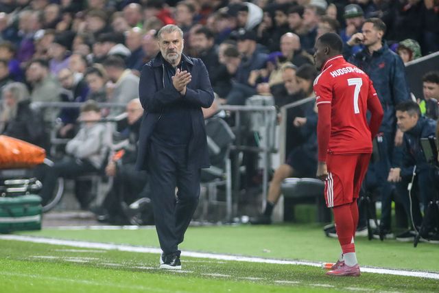 Nottingham Forest Head Coach Ange Postecoglou during the Carabao Cup 3rd Round Swansea City vs Nottingham Forest at Swansea.com Stadium, Swansea, United Kingdom, 17th September 2025

(Photo by Andrew Lewis/News Images)