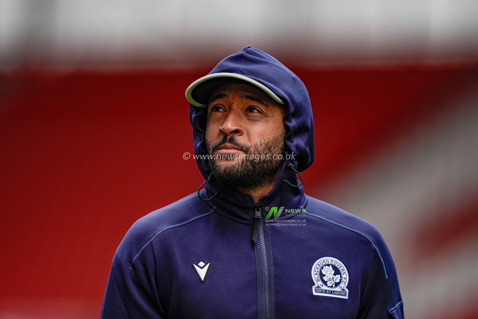 Nathan Redmond of Blackburn Rovers inspects the pitch prior to kick off during the Sky Bet Championship match Stoke City vs Blackburn Rovers at Bet365 Stadium, Stoke On Trent, United Kingdom on 11 April 2026

(Photo by Maynard Manyowa/News Images)