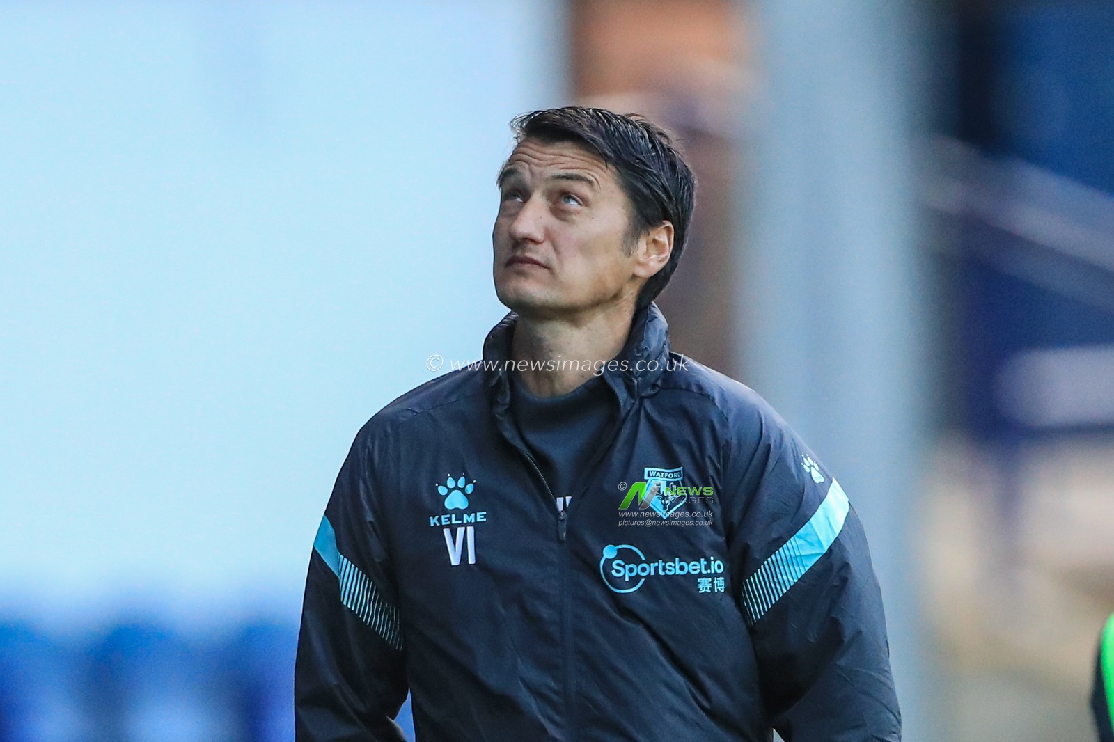 Vladimir Ivic manager of Watford during the game