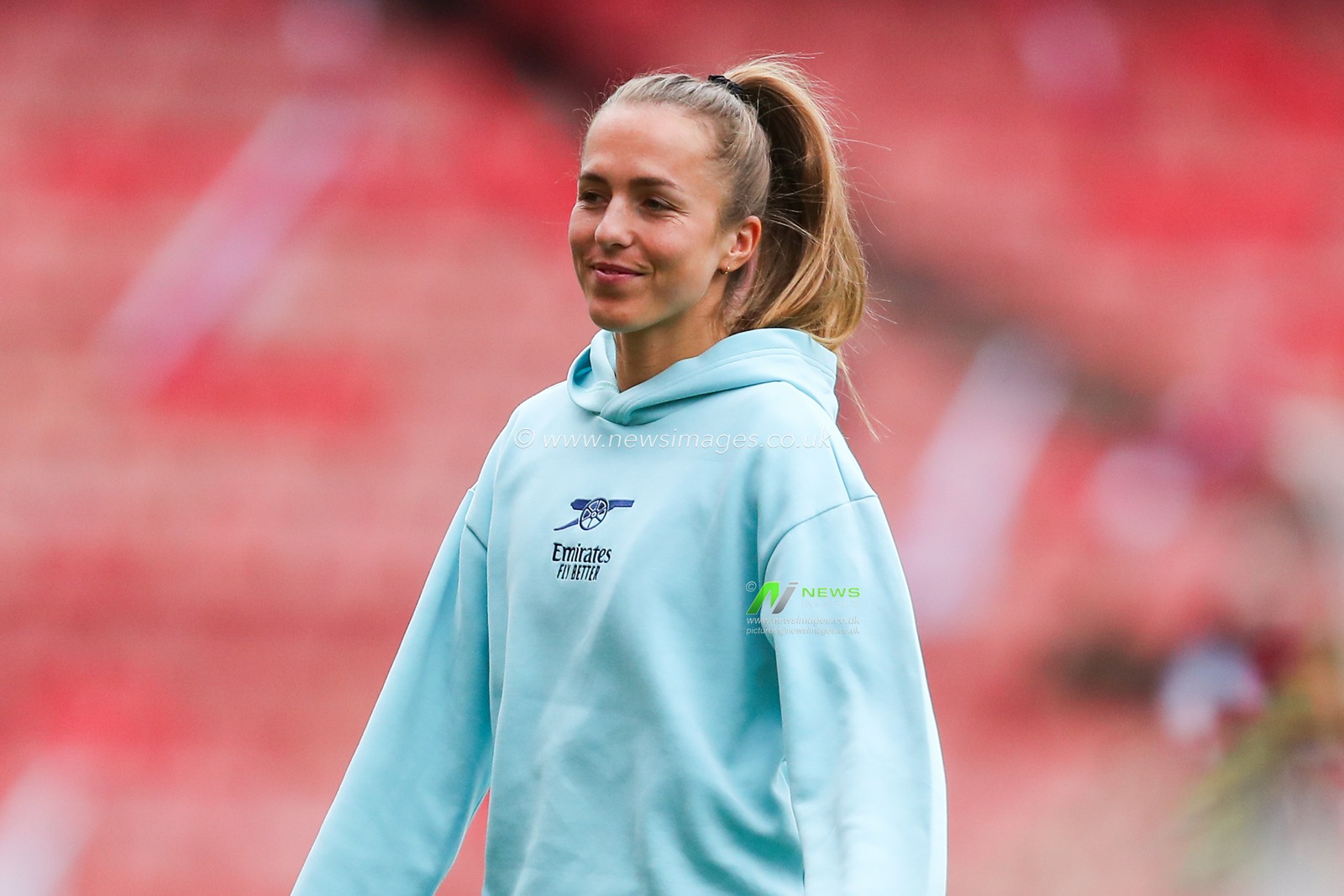 Lia Walti of Arsenal arrives at Emirates Stadium prior to the The FA Women's Super League match Arsenal Women vs Everton Women at Emirates Stadium, London, United Kingdom, 6th October 2024

(Photo by Izzy Poles/News Images)