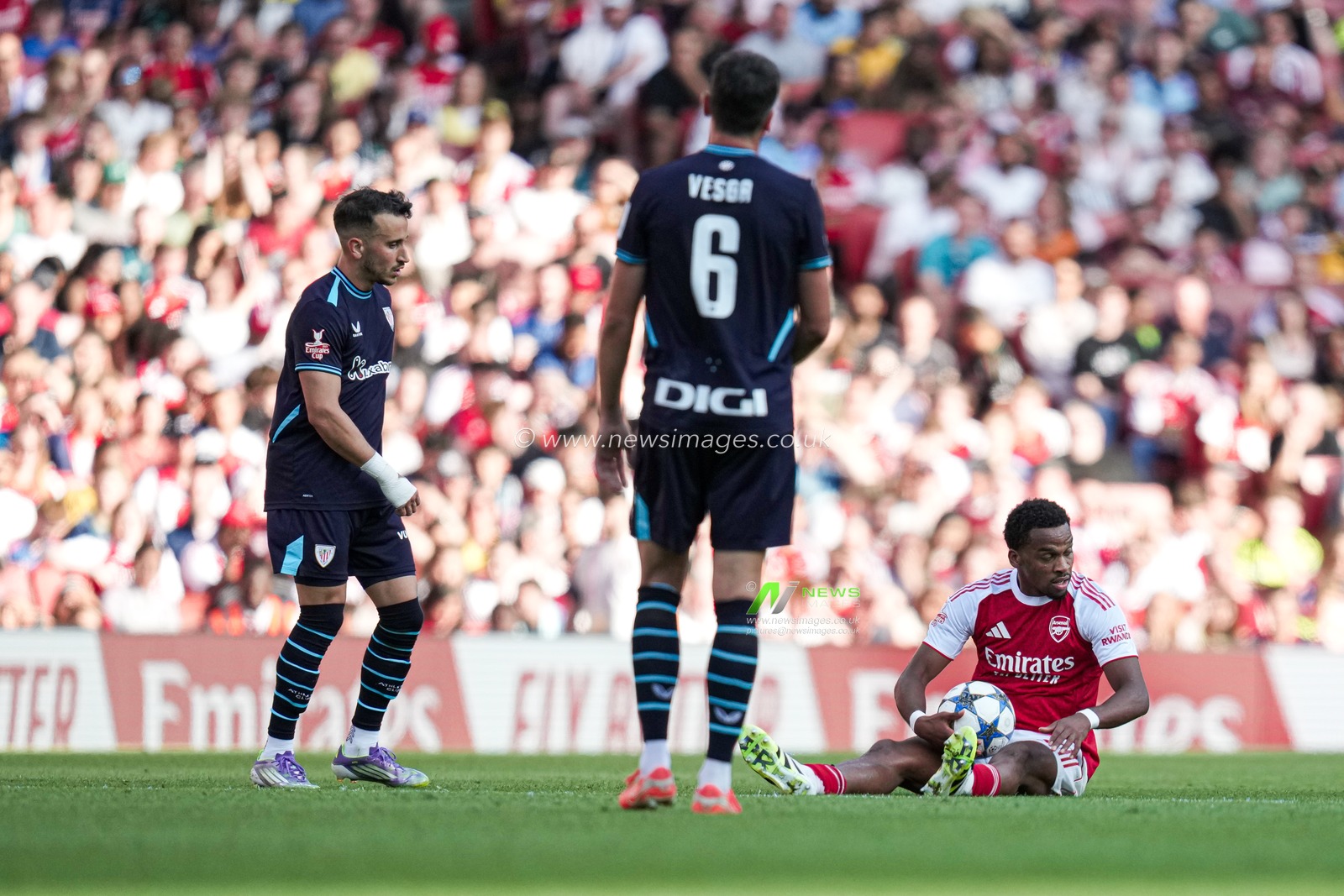 during the Pre-season friendly match Arsenal vs Athletic Bilbao at Emirates Stadium, London, United Kingdom, 9th August 2025

(Photo by Harvey Murphy/News Images)