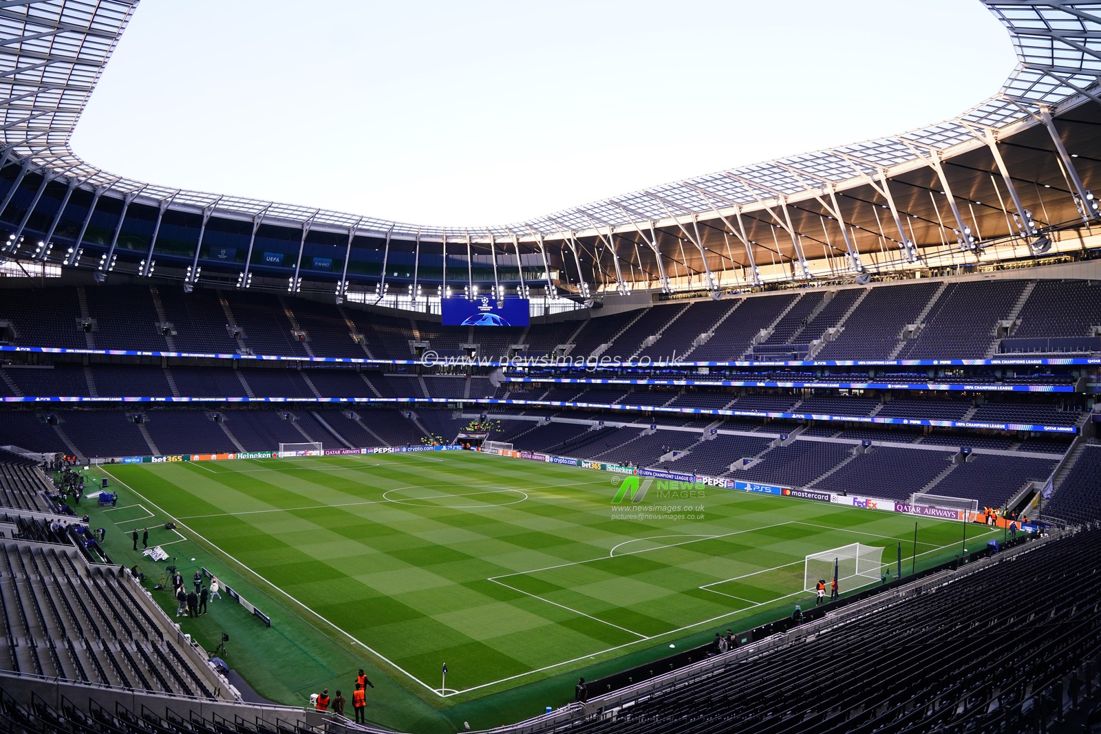 General view of the tottenham hotspur stadium ahead of the UEFA Champions League match Tottenham Hotspur vs Atletico Madrid at Tottenham Hotspur Stadium, London, United Kingdom on 18 March 2026

(Photo by Harvey Murphy/News Images)