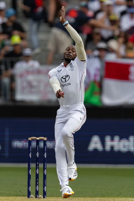 Jofra Archer of England bowls during the NRMA Insurance Ashes First Test Day 2 Australia vs England at Optus Stadium, Perth, Australia, 22nd November 2025

(Photo by Santanu Banik/News Images)

*** GER AUT SUI OUT ***