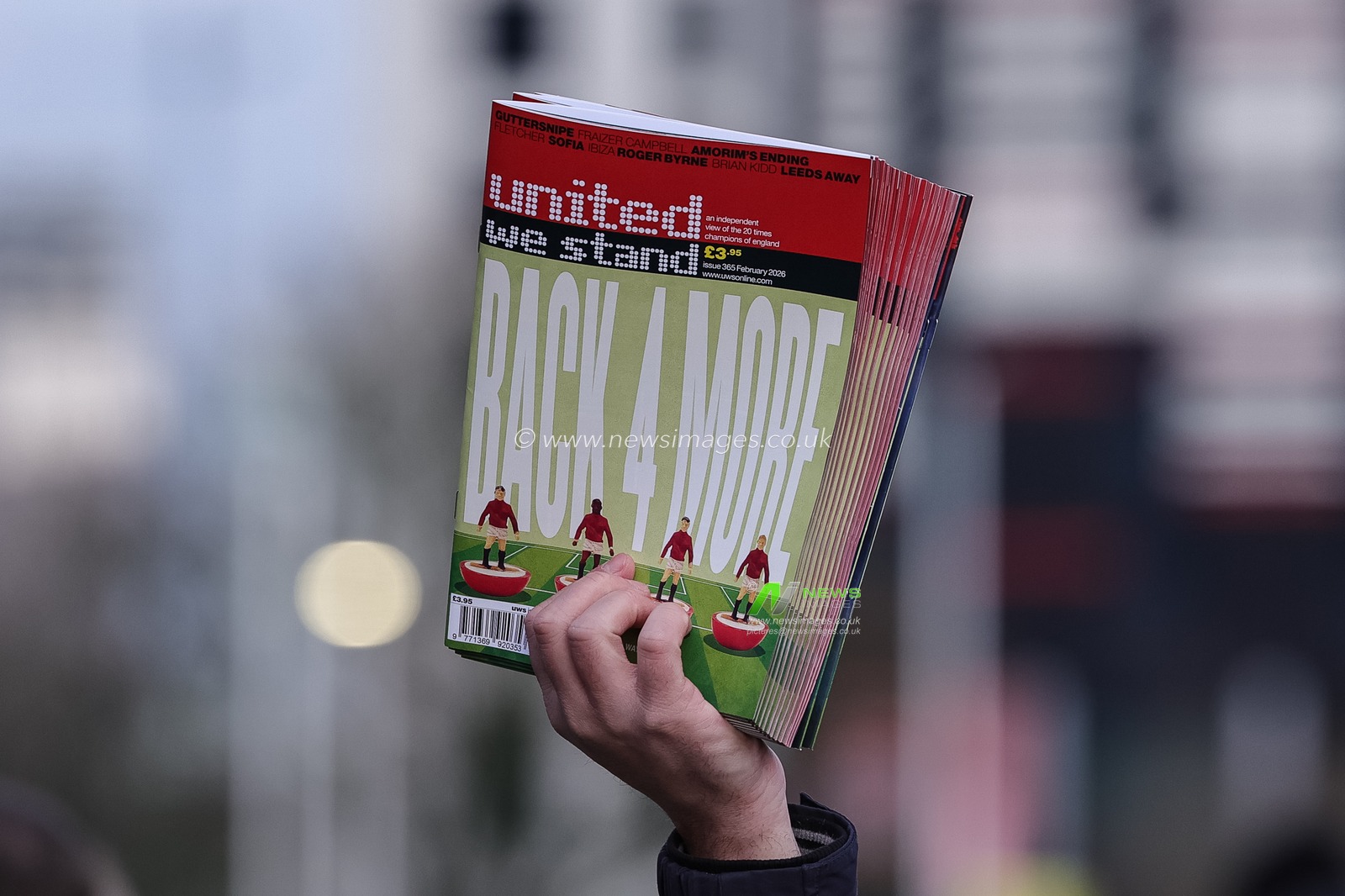 United we Stand fanzine on sale during the Premier League match Manchester United vs Manchester City at Old Trafford, Manchester, United Kingdom, 17th January 2026

(Photo by Mark Cosgrove/News Images)