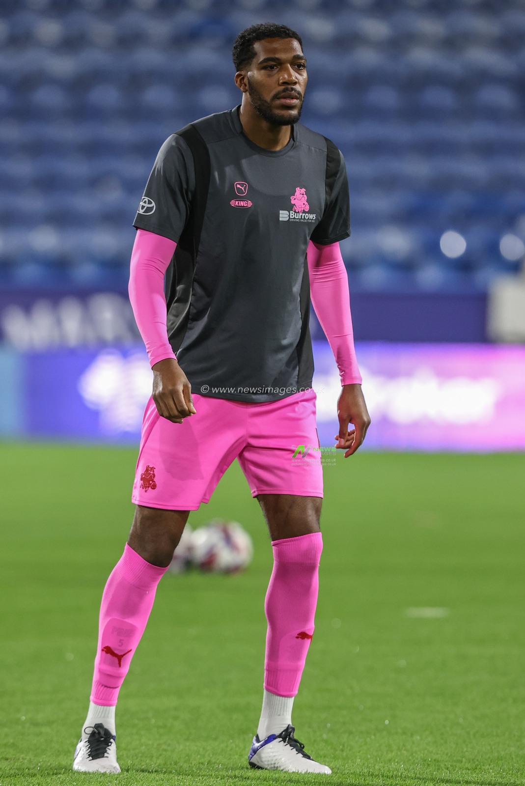 Donovan Pines of Barnsley in the pregame warmup session during the Bristol Street Motors Trophy match Huddersfield Town vs Barnsley at John Smith's Stadium, Huddersfield, United Kingdom, 8th October 2024

(Photo by Alfie Cosgrove/News Images)