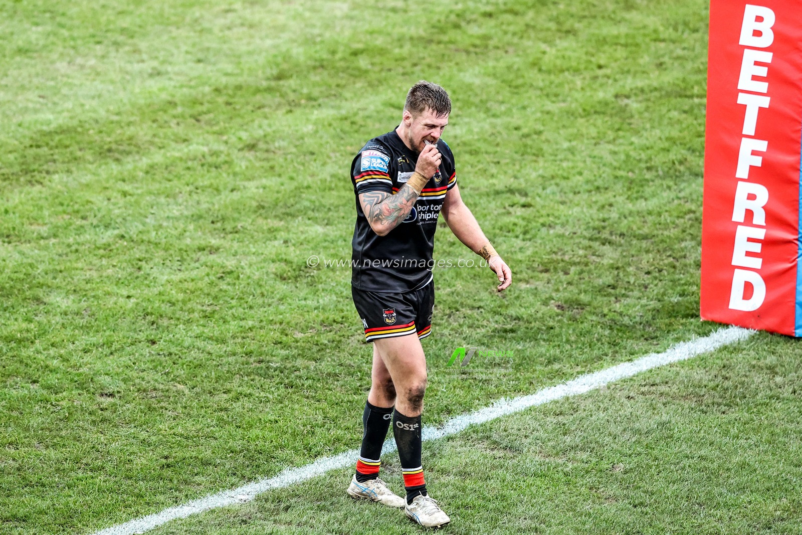 Ryan Sutton of Bradford Bulls during the Betfred Super League match Bradford Bulls vs Toulouse at Odsal Stadium, Bradford, United Kingdom on 01 March 2026

(Photo by Alfie Cosgrove/News Images)
