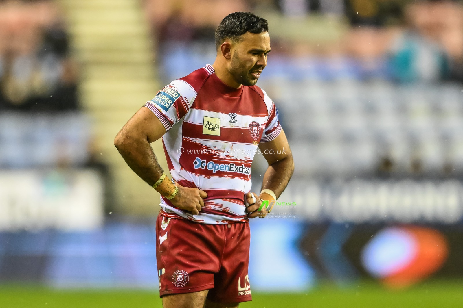 Bevan French #1 of Wigan Warriors during the Betfred Super League Round 4 match Wigan Warriors vs Catalans Dragons at DW Stadium, Wigan, United Kingdom, 9th March 2023

(Photo by Craig Thomas/News Images)