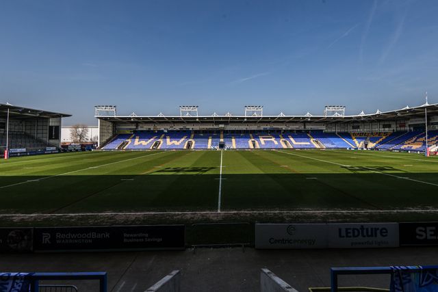 A general view of Halliwell Jones Stadium ahead of the Betfred Super League round 5 match Warrington Wolves vs Castleford Tigers at The Halliwell Jones Stadium, Warrington, United Kingdom on 21 March 2026

(Photo by Alfie Cosgrove/News Images)