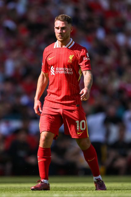 Alexis Mac Allister of Liverpool during the Premier League match Liverpool vs Wolverhampton Wanderers at Anfield, Liverpool, United Kingdom, 19th May 2024

(Photo by Craig Thomas/News Images)