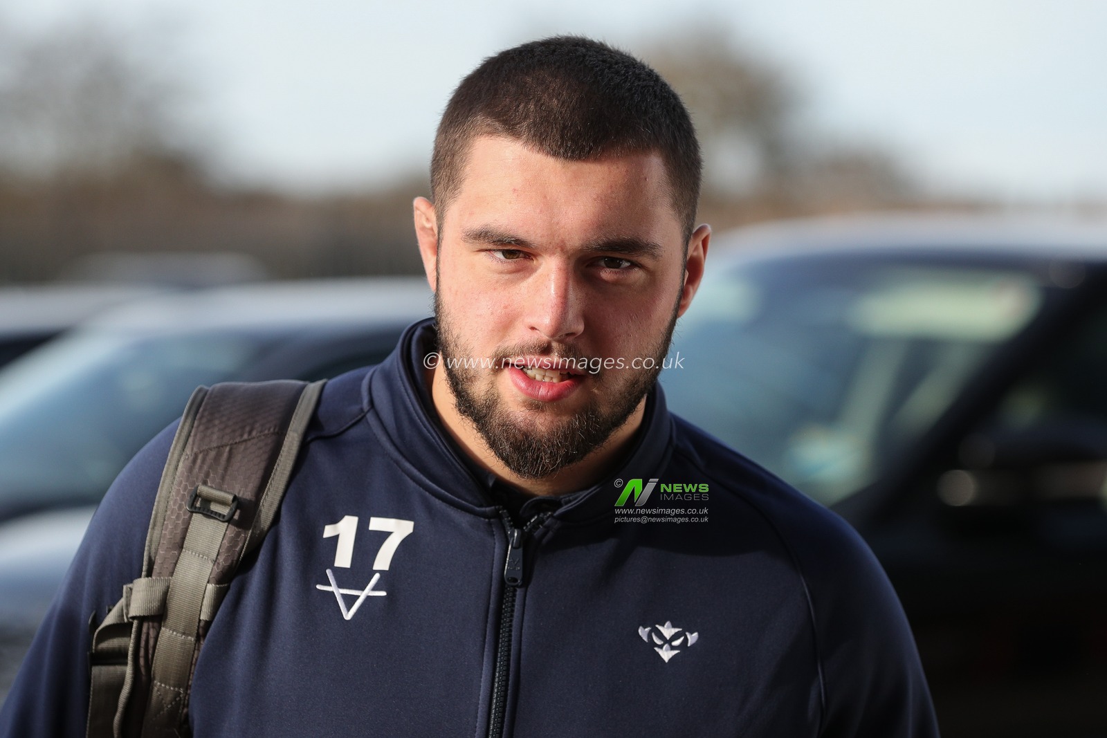 Matty Storton #17 of Hull KR arrives at Sewell Group Craven Park Stadium ahead of the Rugby League Pre Season match Hull KR vs Leeds Rhinos at Sewell Group Craven Park, Kingston upon Hull, United Kingdom, 5th February 2023

(Photo by James Heaton/News Images)
