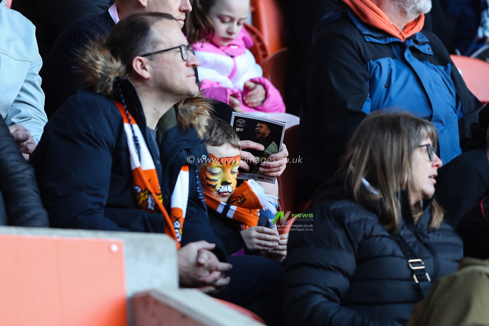 Blackpool fans during the Sky Bet League 1 match Blackpool vs Crawley Town at Bloomfield Road, Blackpool, United Kingdom, 22nd February 2025

(Photo by Gareth Evans/News Images)