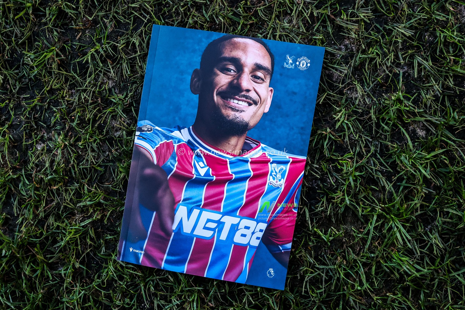 Maxence Lacroix of Crystal Palace on the front cover of the match day programme during the Premier League match Crystal Palace vs Manchester United at Selhurst Park, London, United Kingdom, 30th November 2025

(Photo by Alfie Cosgrove/News Images)

*** GER AUT SUI OUT ***