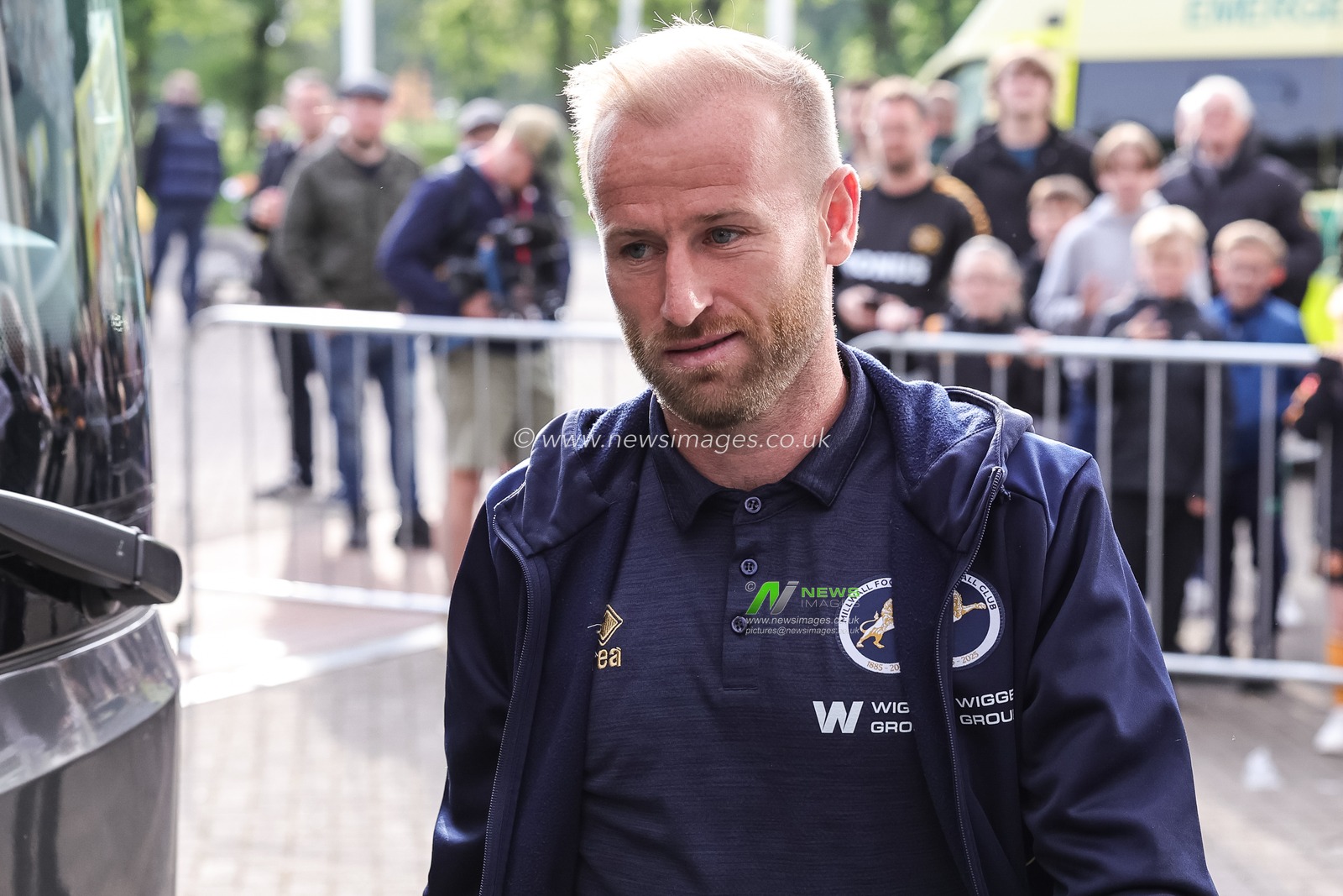 Barry Bannan of Millwall arrives during the Sky Bet Championship Play-Offs Semi-Final first leg Hull City v Millwall at MKM Stadium, Hull, United Kingdom on 08 May 2026

(Photo by Mark Cosgrove/News Images)