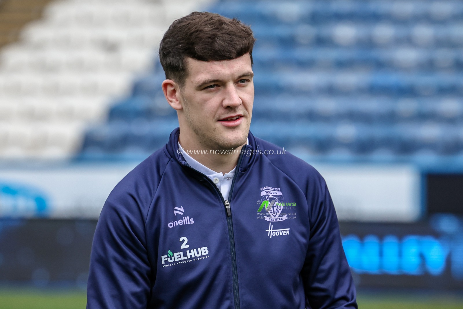 Josh Thewlis of Warrington Wolves during the Betfred Super League Round 1 match Huddersfield Giants vs Warrington Wolves at John Smith's Stadium, Huddersfield, United Kingdom, 16th February 2025

(Photo by Mark Cosgrove/News Images)
