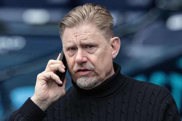 Peter Schmeichel during the Premier League match Manchester City vs Arsenal at Etihad Stadium, Manchester, United Kingdom on 19 April 2026

(Photo by Mark Cosgrove/News Images)