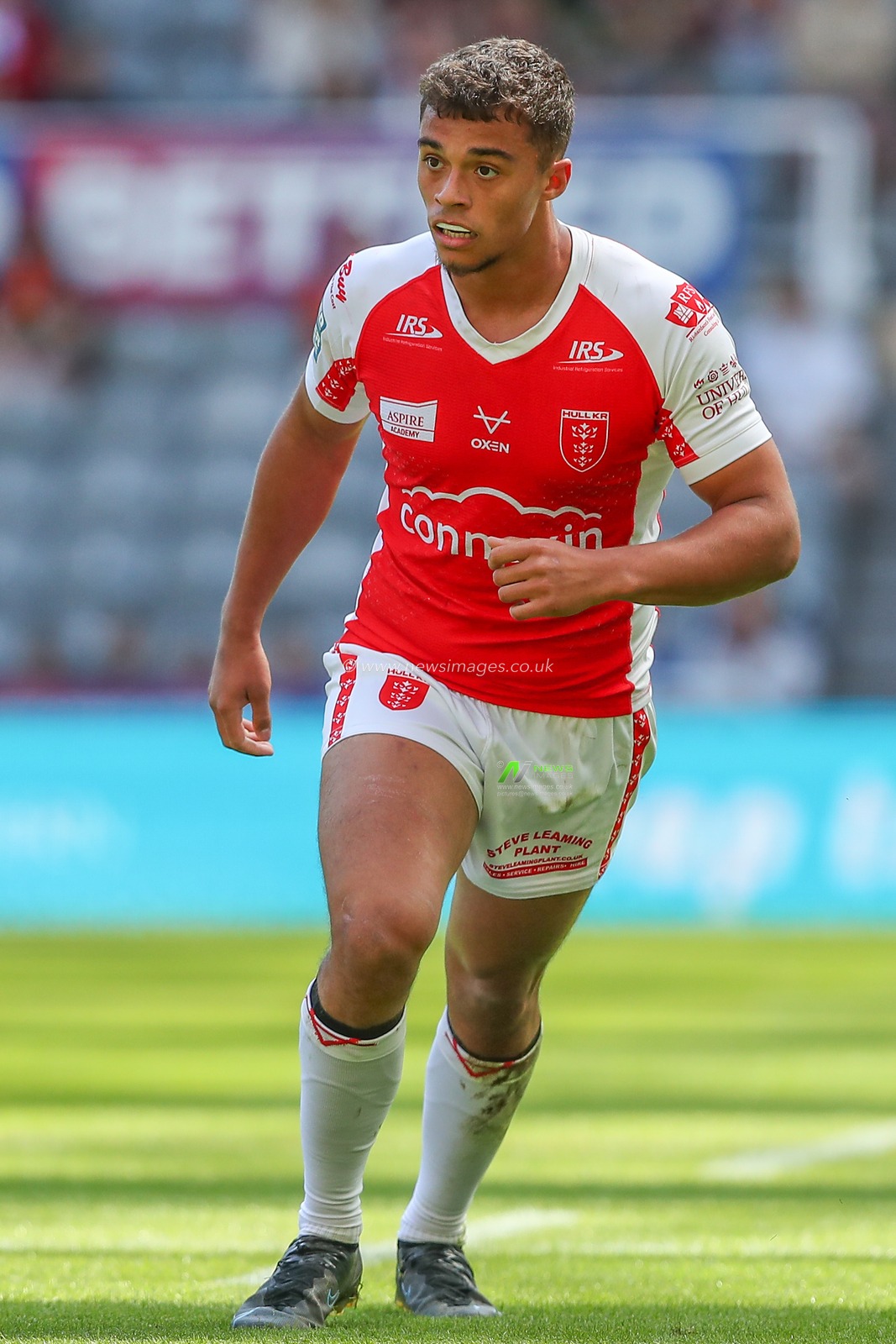 Corey Hall #33 of Hull KR during the Betfred Super League Magic Weekend match Salford Red Devils vs Hull KR at St. James's Park, Newcastle, United Kingdom, 3rd June 2023

(Photo by Gareth Evans/News Images)