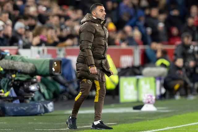 Mehmet Ali, assistant first team coach of Brentford during the Premier League match Brentford vs Liverpool at The Gtech Community Stadium, London, United Kingdom, 25th October 2025

(Photo by Ian Stephen/News Images)