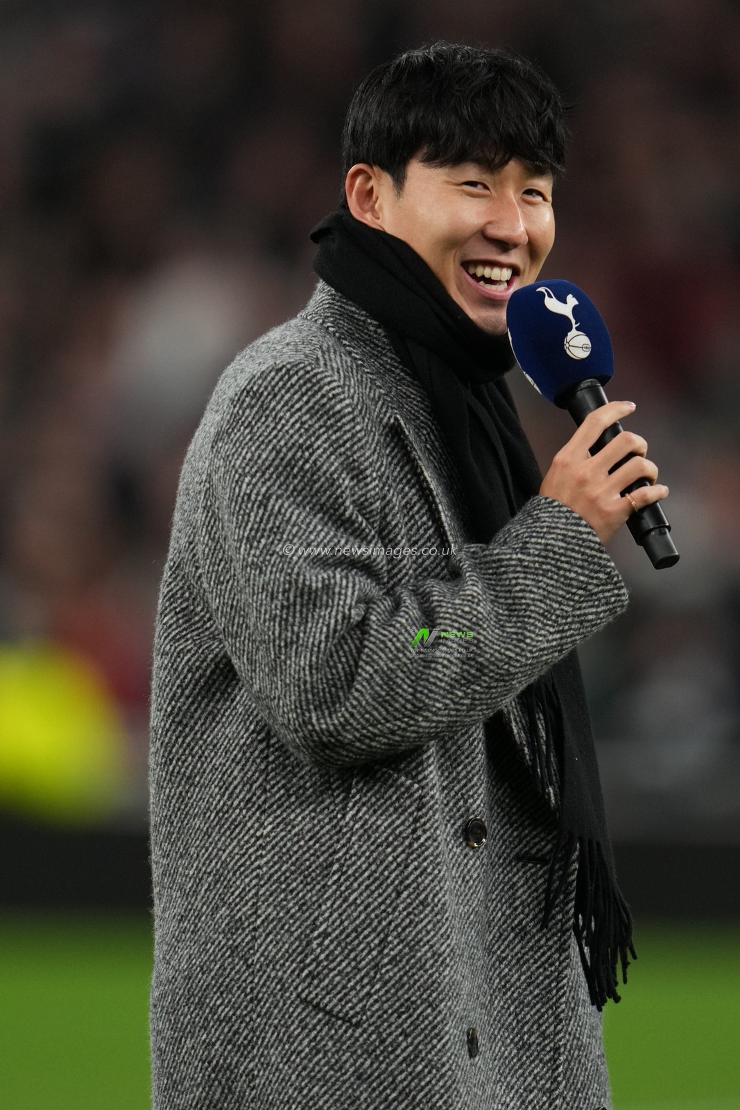 Former Tottenham Hotspur player Son heung-min during the UEFA Champions League Matchday 6 of 8 Tottenham Hotspur vs Slavia Prague at Tottenham Hotspur Stadium, London, United Kingdom, 9th December 2025

(Photo by Harvey Murphy/News Images)

*** GER AUT SUI OUT ***
