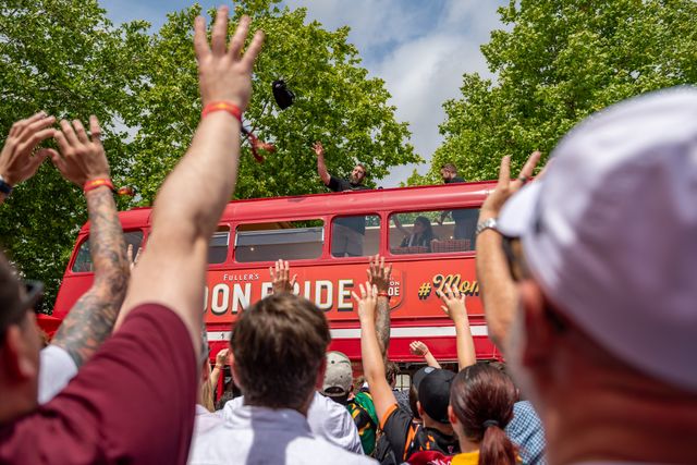 Joe Marler giving away items prior to the Gallagher PREM Final match Northampton Saints vs Exeter Chiefs at Allianz Stadium, Twickenham, United Kingdom on 20 June 2026.

(Photo by Alex Williamson/News Images)