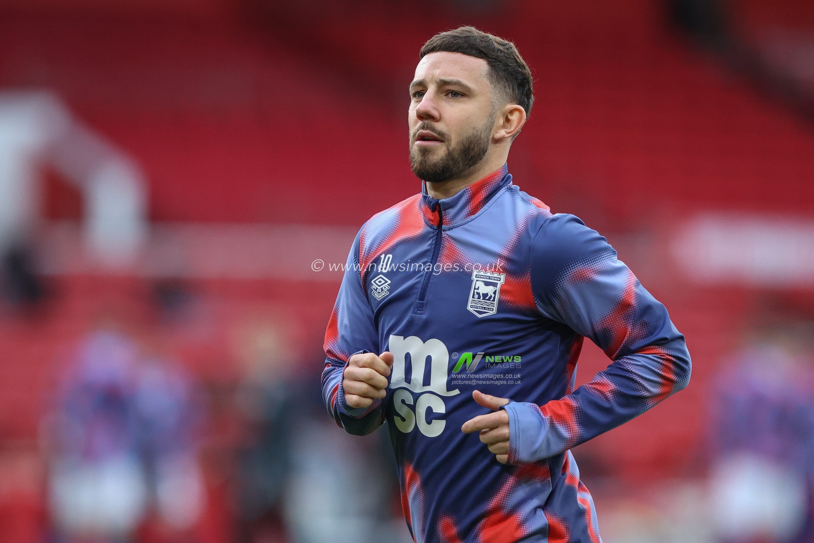 Conor Chaplin of Ipswich Town in the pregame warmup session during the Premier League match Nottingham Forest vs Ipswich Town at City Ground, Nottingham, United Kingdom, 30th November 2024

(Photo by Alfie Cosgrove/News Images)