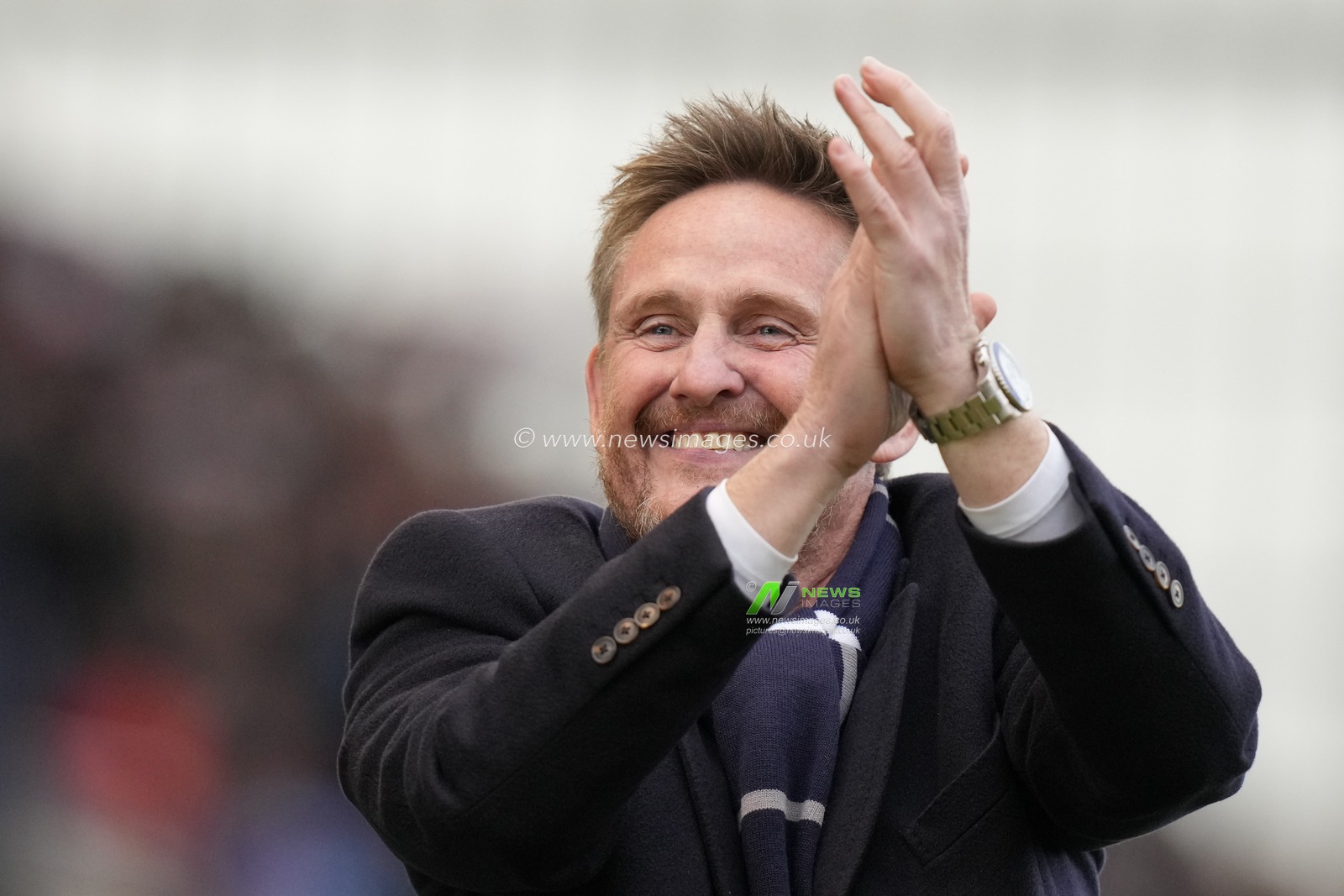 Sale Sharks co-owner Simon Orange applauds the fans after his sides 35-24 victory over league leaders Saracens after the Gallagher Premiership match Sale Sharks vs Saracens at AJ Bell Stadium, Eccles, United Kingdom, 5th March 2023

(Photo by Steve Flynn/News Images)
