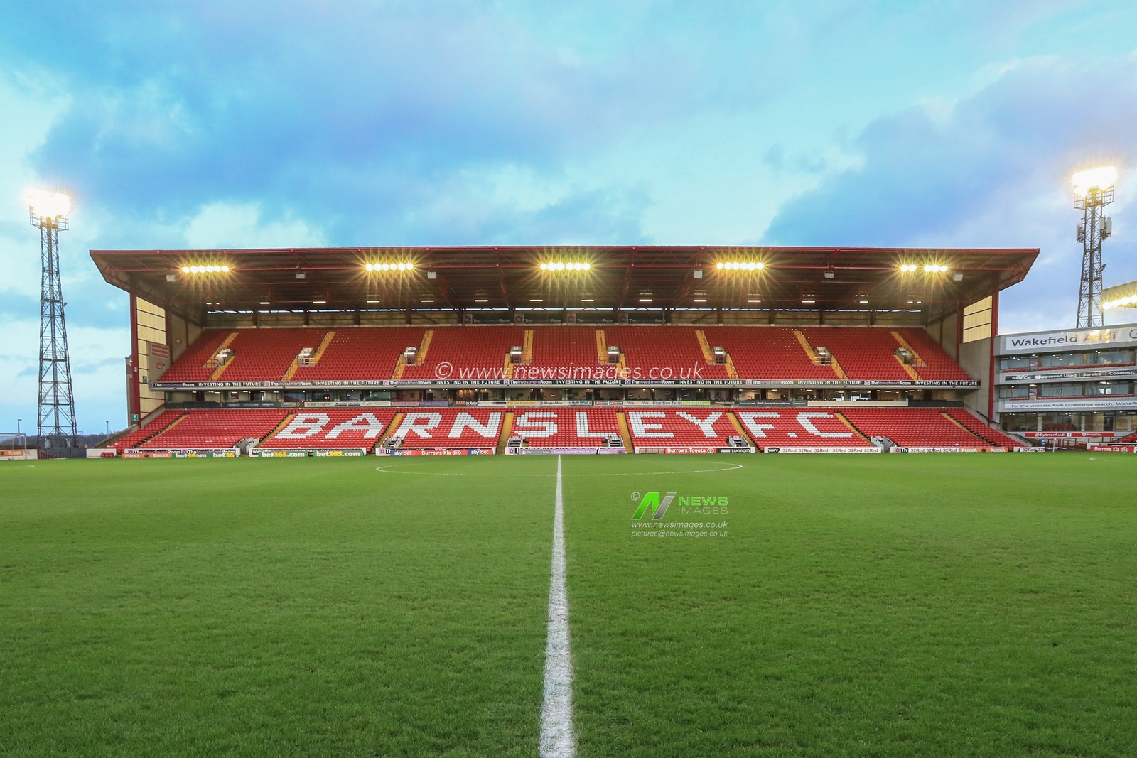 11th February 2020, Oakwell, Barnsley, England; Sky Bet Championship, Barnsley v Birmingham City : A general view of Oakwell