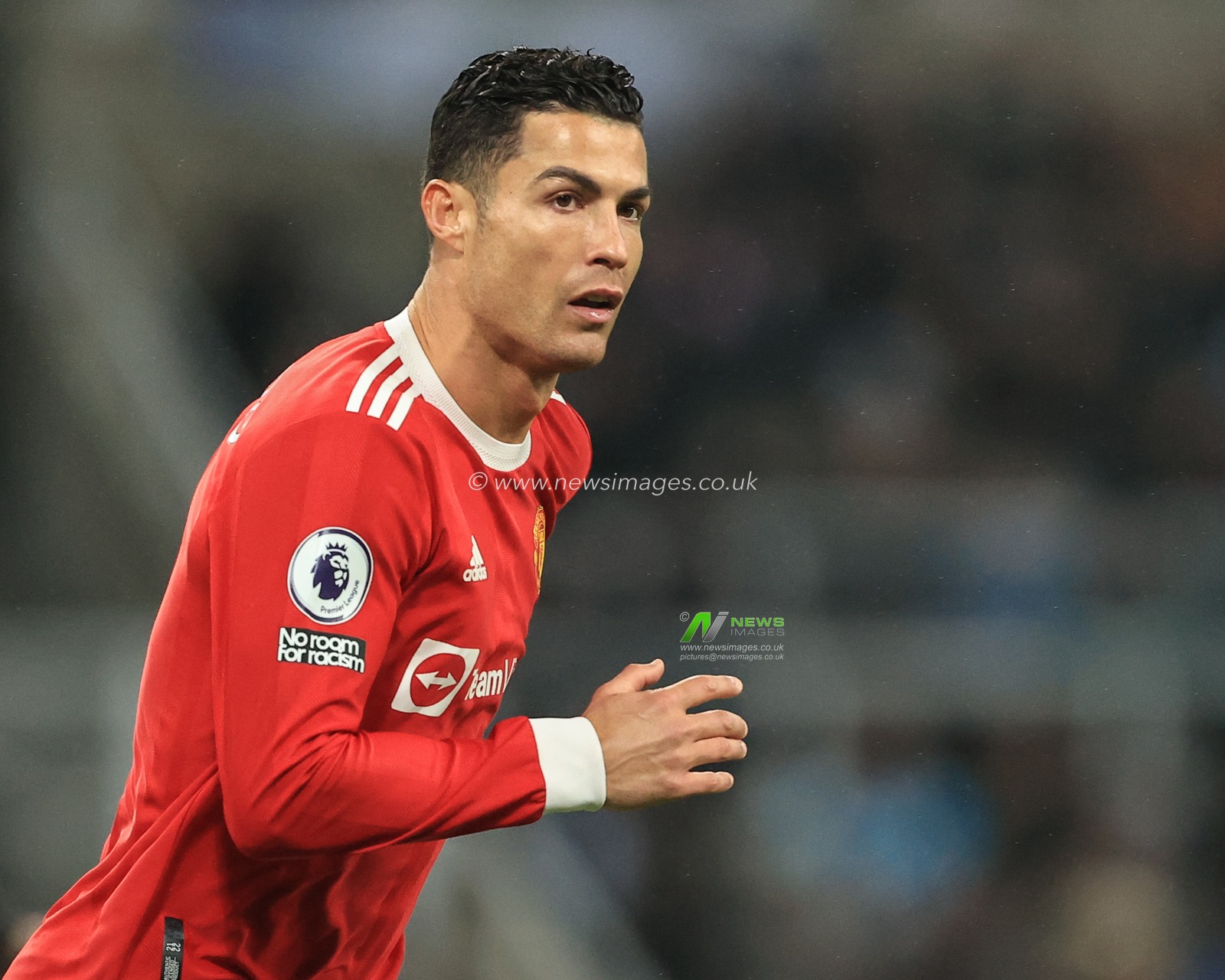 Cristiano Ronaldo #7 of Manchester United during the game