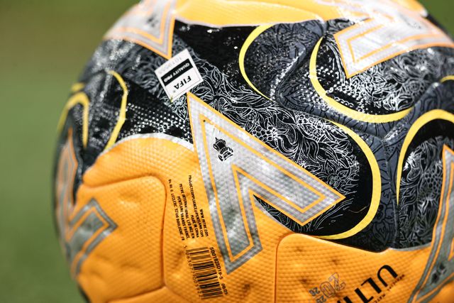 The FA Cup official match ball during the Emirates FA Cup Third Round match Liverpool vs Barnsley at Anfield, Liverpool, United Kingdom, 12th January 2026

(Photo by Alfie Cosgrove/News Images)