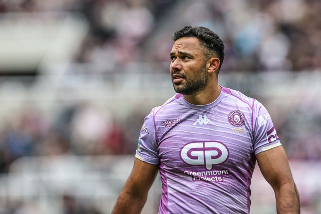 Bevan French of Wigan Warriors during the Betfred Magic Weekend 2025 match Wigan Warriors vs Warrington Wolves at St. James's Park, Newcastle, United Kingdom, 4th May 2025

(Photo by Mark Cosgrove/News Images)