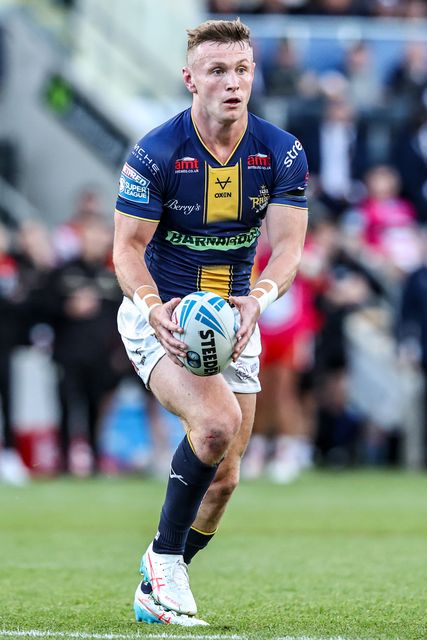Mikołaj Olędzki of Leeds Rhinos in action during the Betfred Super League round 13 match Leeds Rhinos vs St Helens at AMT Headingley Stadium, Leeds, United Kingdom on 04 June 2026

(Photo by Alfie Cosgrove/News Images)