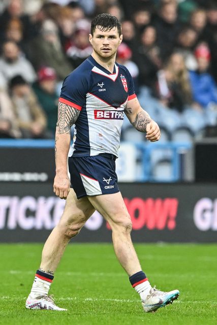 John Bateman of England during the Rugby League International match England vs Tonga at John Smith's Stadium, Huddersfield, United Kingdom, 28th October 2023

(Photo by Craig Thomas/News Images)