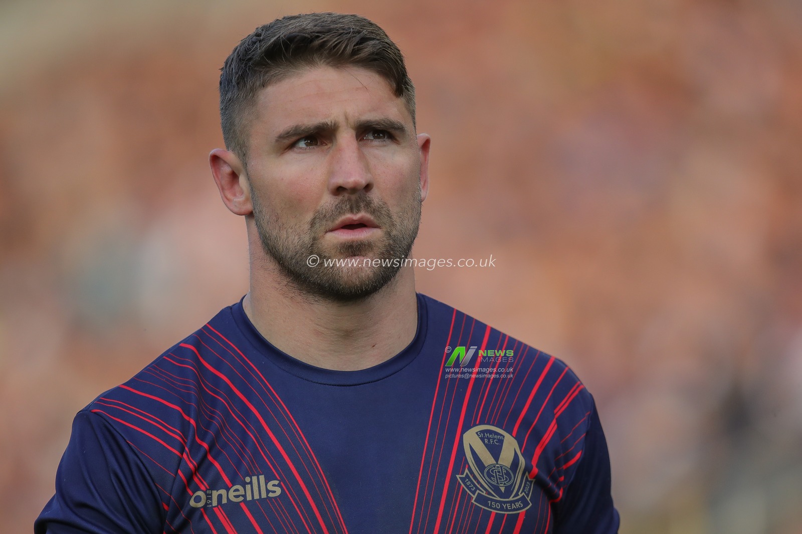 Tommy Makinson #2 of St Helens during the pre match warm up ahead of the Betfred Super League Round 13 match Leeds Rhinos vs St Helens at Headingley Stadium, Leeds, United Kingdom, 26th May 2023

(Photo by James Heaton/News Images)