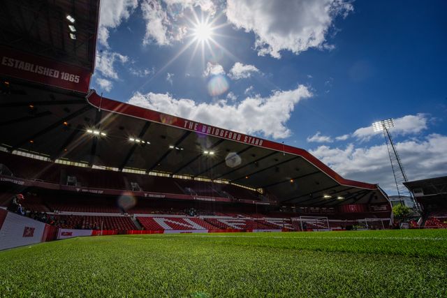 A general view of the Bridgford Stand during the Premier League match Nottingham Forest vs Newcastle Untied at City Ground, Nottingham, United Kingdom on 10 May 2026

(Photo by Maynard Manyowa/News Images)