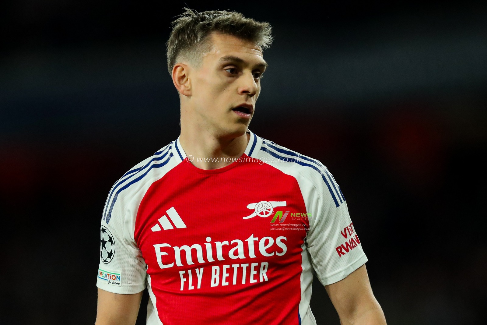 Leandro Trossard of Arsenal looks on during the UEFA Champions League Quarter-finals match Arsenal vs Real Madrid at Emirates Stadium, London, United Kingdom, 8th April 2025

(Photo by Izzy Poles/News Images)