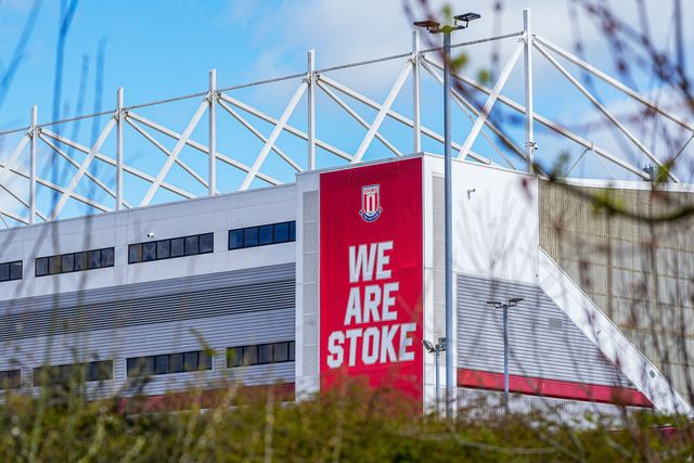 A general view of the outside of the stadium during the Sky Bet Championship match Stoke City vs Blackburn Rovers at Bet365 Stadium, Stoke On Trent, United Kingdom on 11 April 2026

(Photo by Maynard Manyowa/News Images)