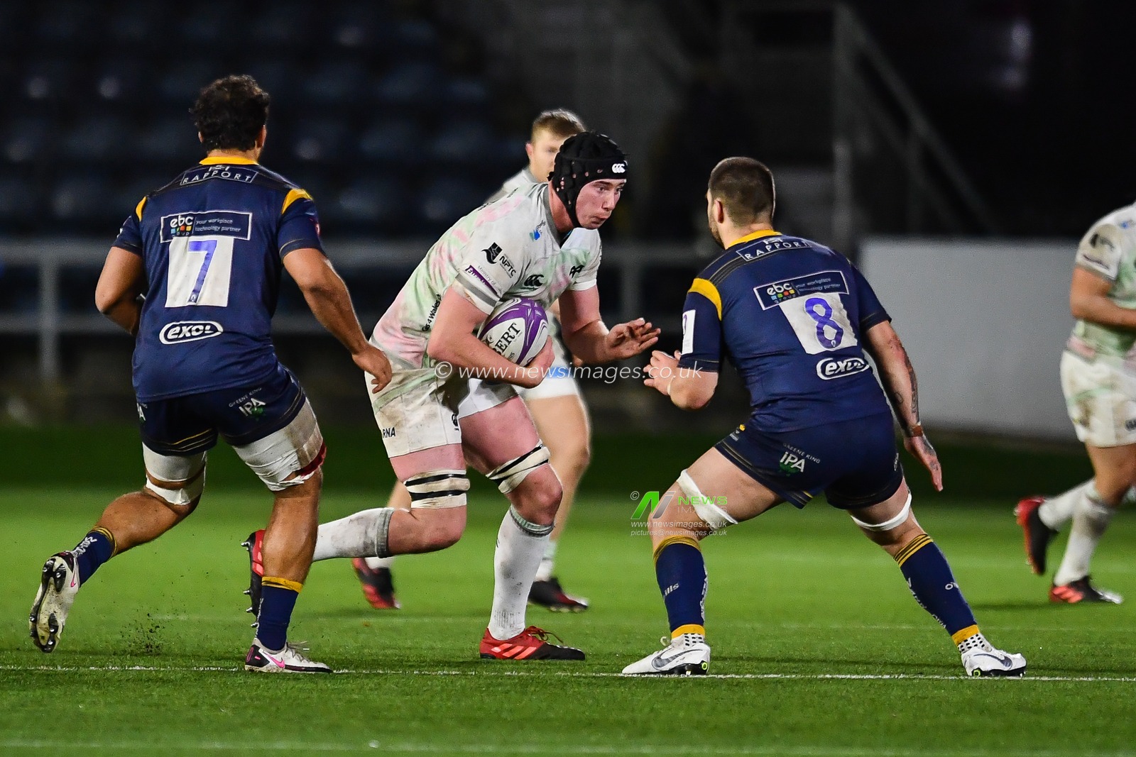 Adam Beard of Ospreys in action