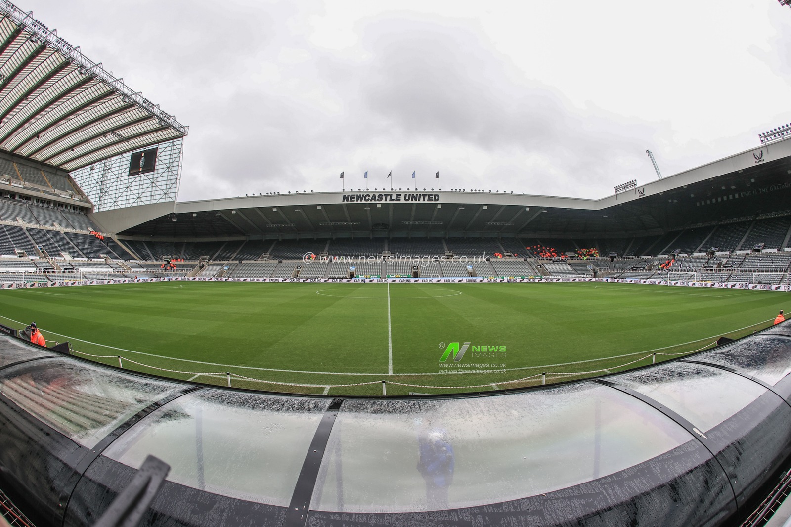 A general view of St. James's Park ahead of this afternoons Premier League fixture, Newcastle United v Aston Villa